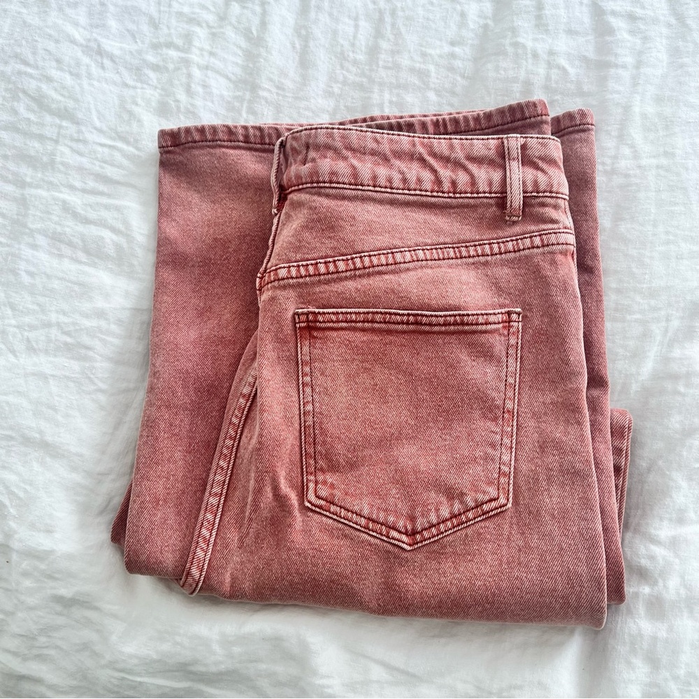 Free People Wales Jeans terracotta wide leg crop 31 x
26” button fly denim - Picture 7 of 13